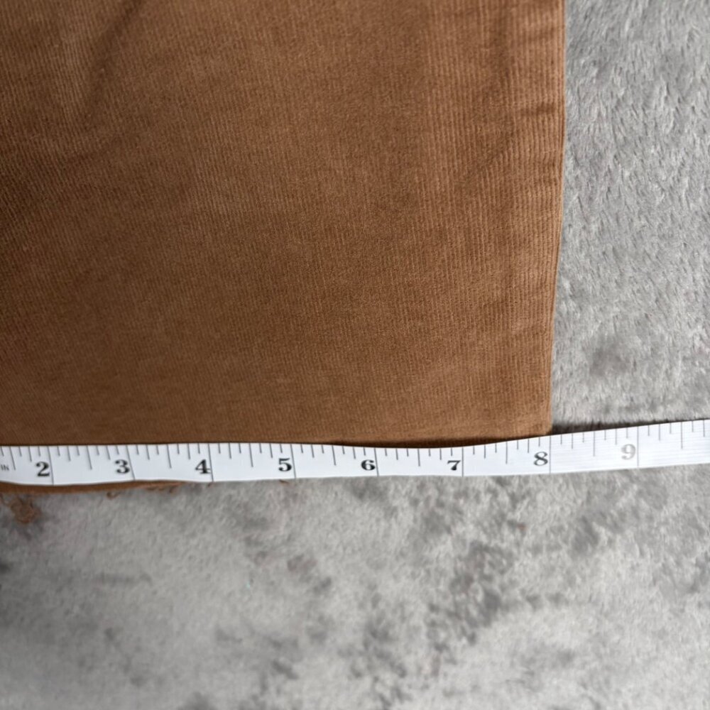 KUT From The Kloth Reese Ankle Straight Leg Pants Women’s 18 Brown Corduroy Y2k - Picture 8 of 8